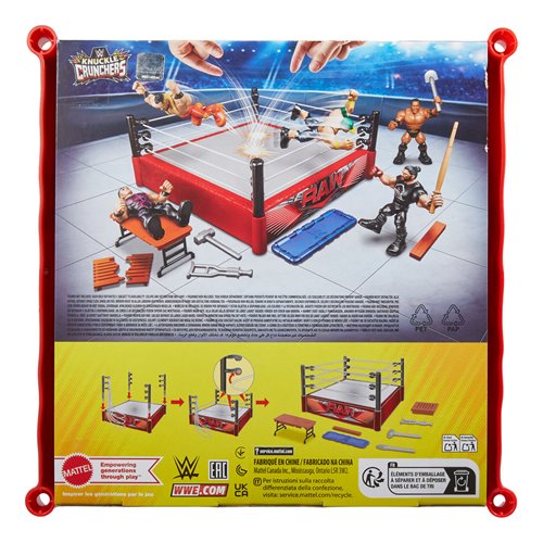 WWE Knuckle Crunchers Rebound Ring Playset
