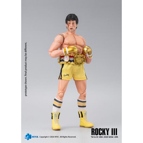 Rocky III Rocky Boxer Version Exquisite Super Series 1:12 Scale Action Figure