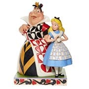 Disney Traditions Alice in Wonderland Alice and Queen of Hearts Chaos and Curiosity by Jim Shore Statue