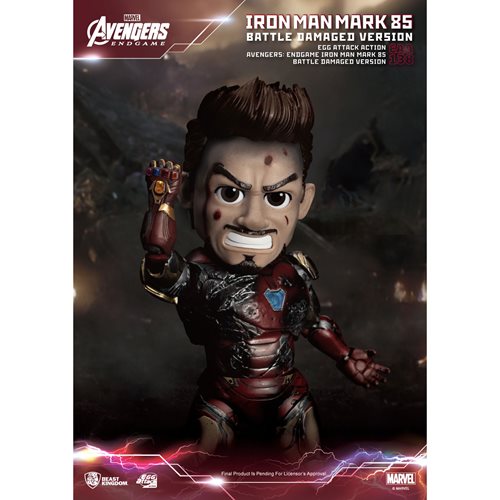 Avengers Endgame Iron Man MK 85 Battle Damaged Version EAA-138 Action Figure