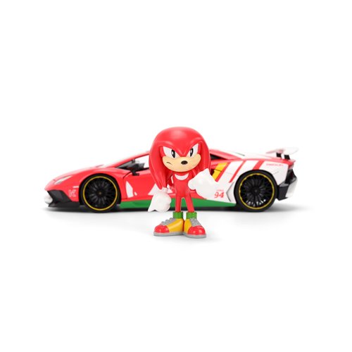 Hollywood Rides Sonic the Hedgehog Classic Lamborghini Aventador SV 1:24 Scale Die-Cast Metal Vehicl
