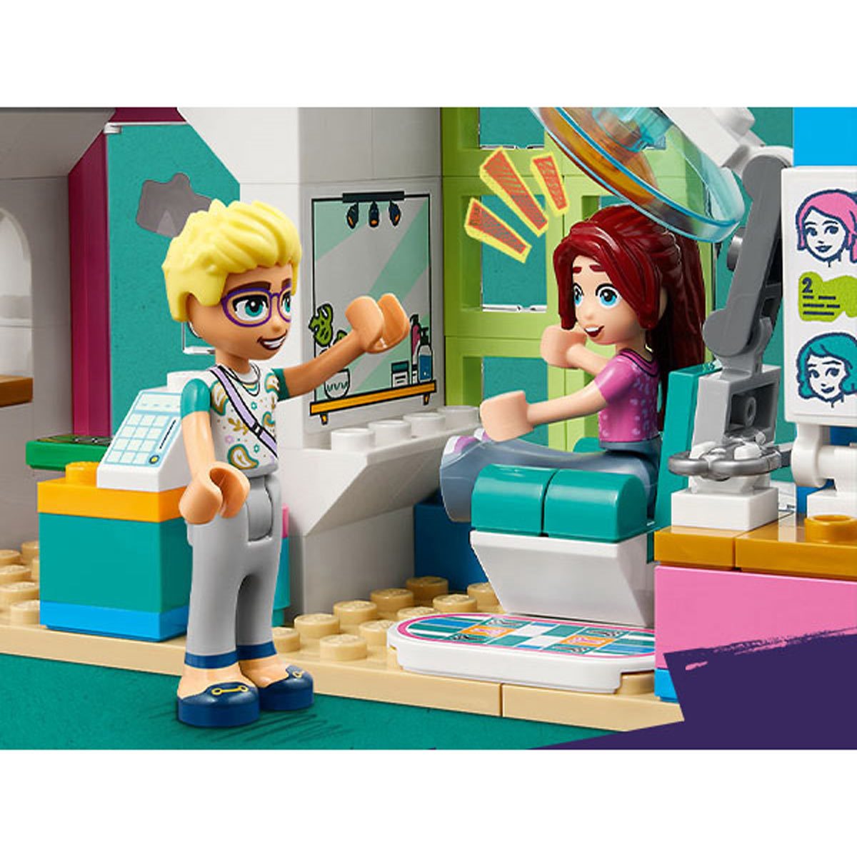 LEGO 41743 Friends Hair Entertainment Salon Earth 