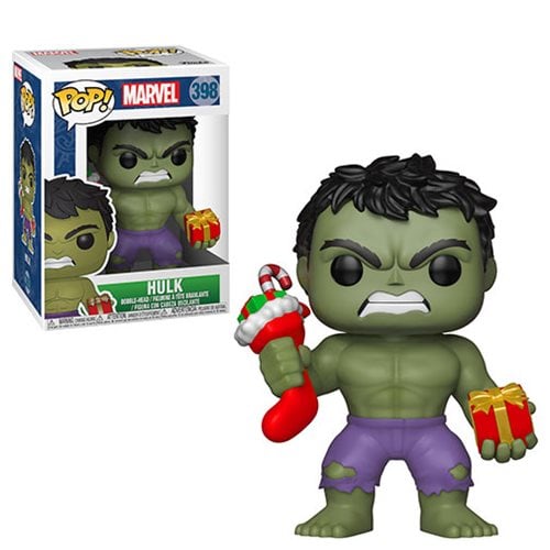 Marvel Holiday Hulk with Presents Funko Pop! Vinyl Figure #398