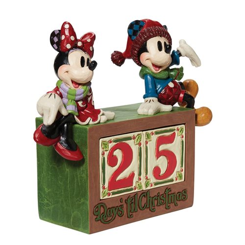 Disney Traditions Mickey and Minnie Mouse Christmas Countdown Calendar