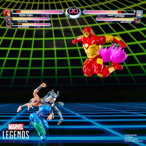 Marvel Legends Series Iron Man vs Spiral 6-Inch Action Figures