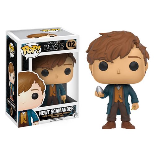 Fantastic Beasts and Where to Find Them Newt Scamander with Egg Pop! Vinyl Figure