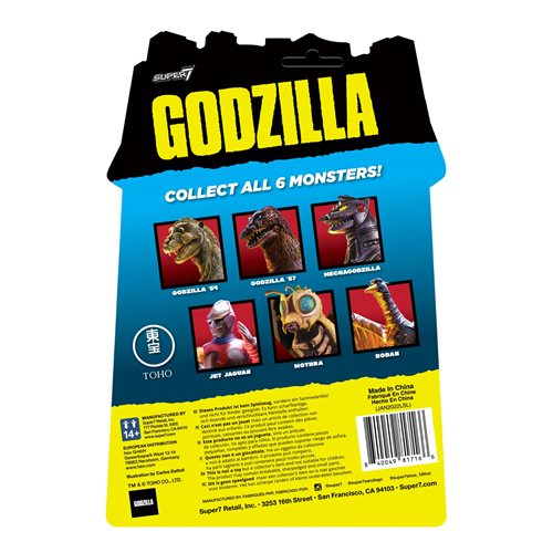 Godzilla Godzilla '57 (Three Toes) 3 3/4-Inch ReAction Figure