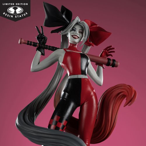 DC Direct Harley Quinn by Alex Garner Harley Quinn: Red, White and Black 1:10 Scale Resin Statue