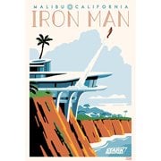 Marvel Iron Man Malibu Tony by Steve Thomas Paper Giclee Art Print