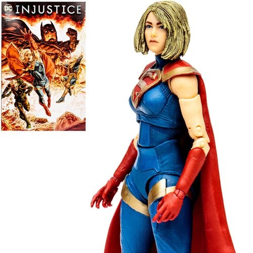 Injustice 2 Supergirl Page Punchers 7-Inch Scale Action Figure with Injustice Comic Book