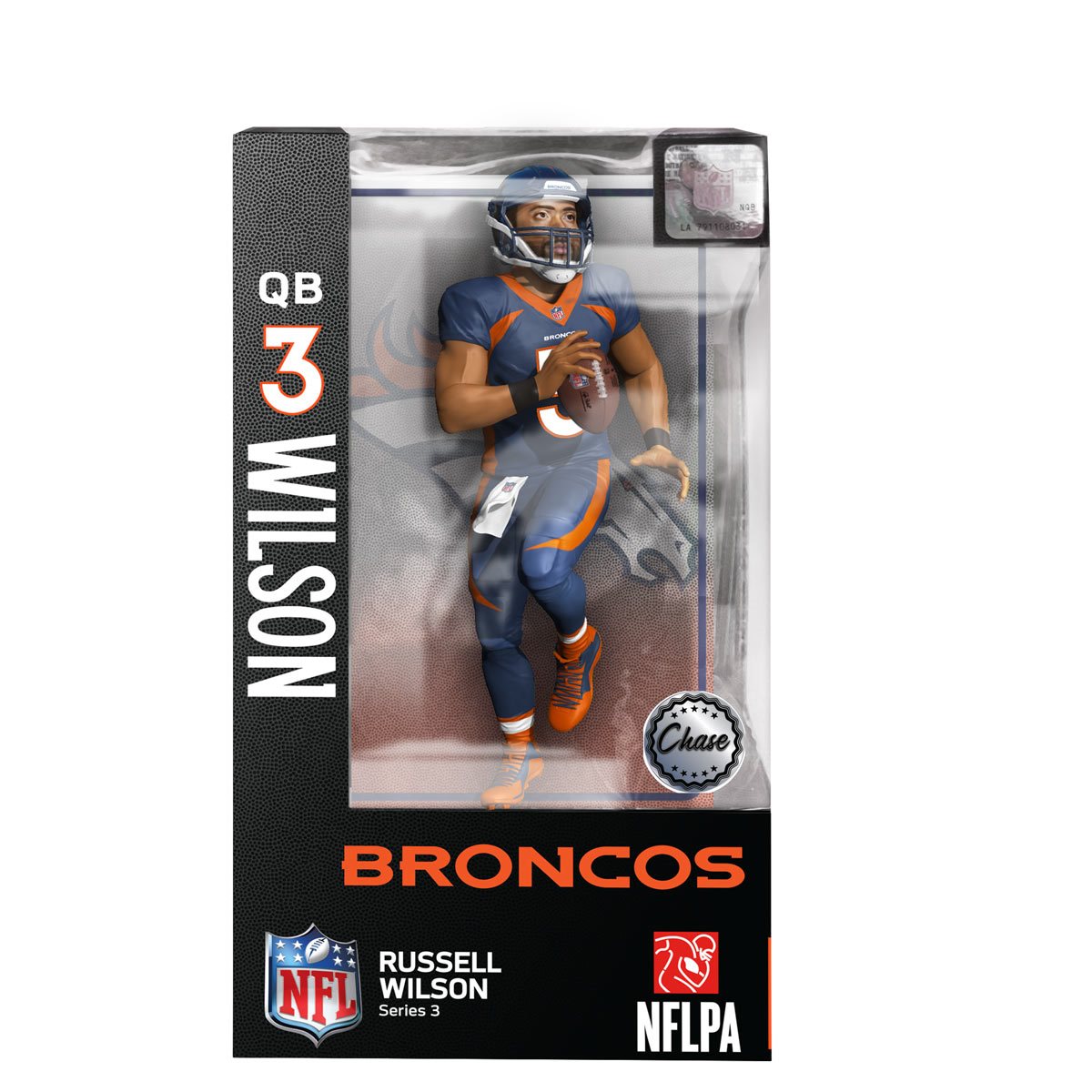 Russell Wilson (Denver Broncos) Imports Dragon NFL 6 Figure