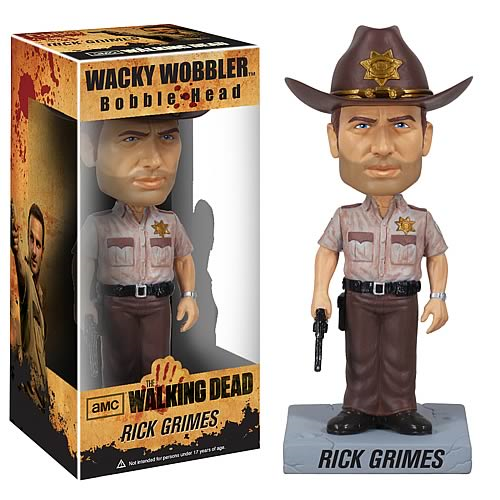 The Walking Dead Rick Grimes Wacky Wobbler Bobble Head