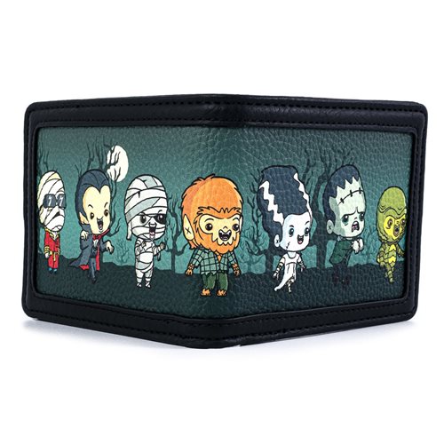 Universal Monsters Chibi Characters Bi-fold Wallet