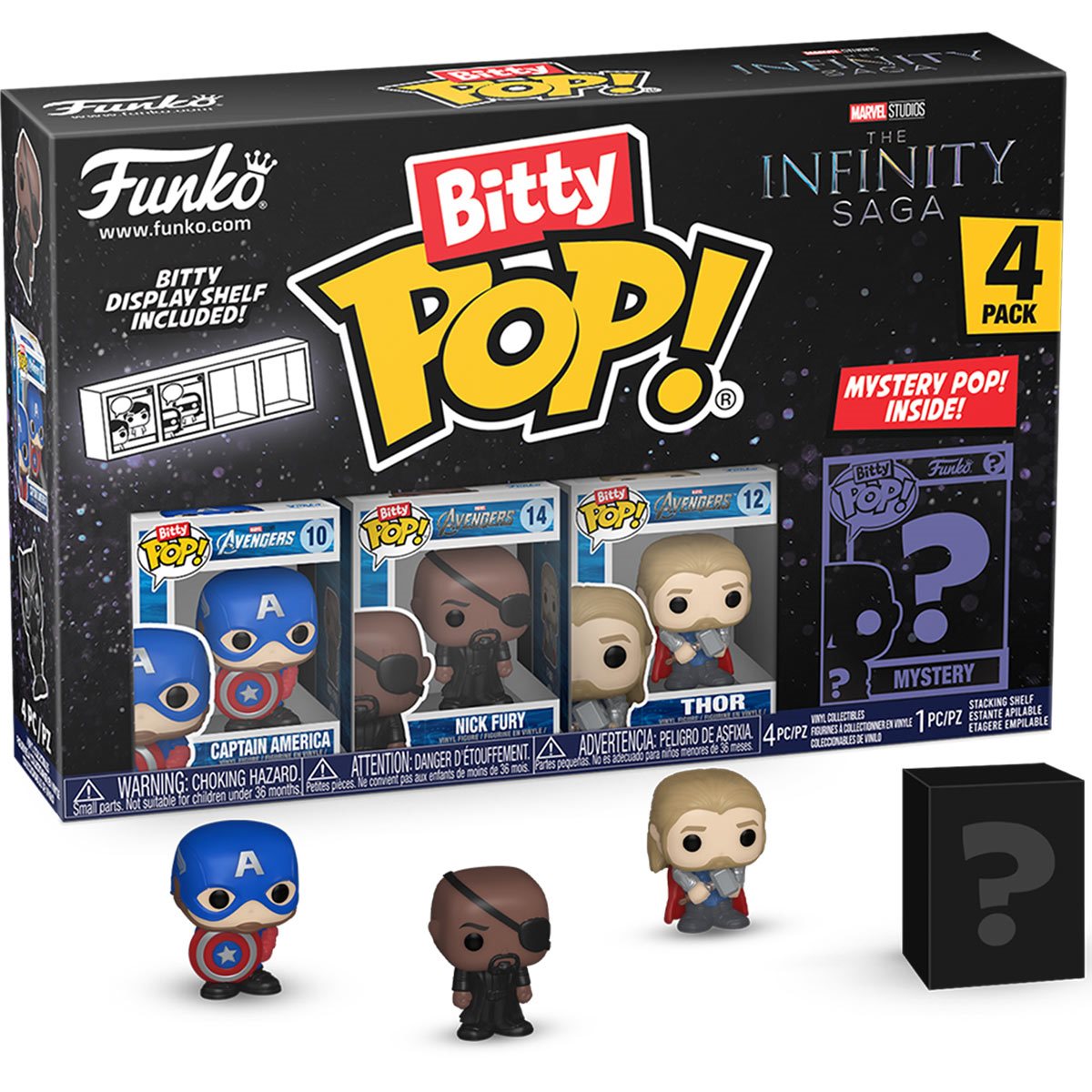 Funko POP! Artist Series: Marvel Infinity Saga - Avengers with Base (6  Pack)  Exclusive