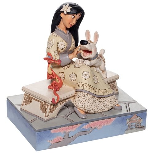 Disney Traditions Mulan White Woodland Honorable Heroine Statue by Jim Shore
