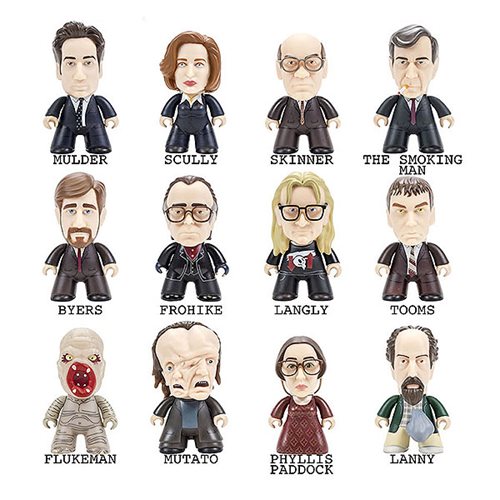 X-Files The Truth Is Out There Collection Titans Vinyl Figures Tooms 2/20 
