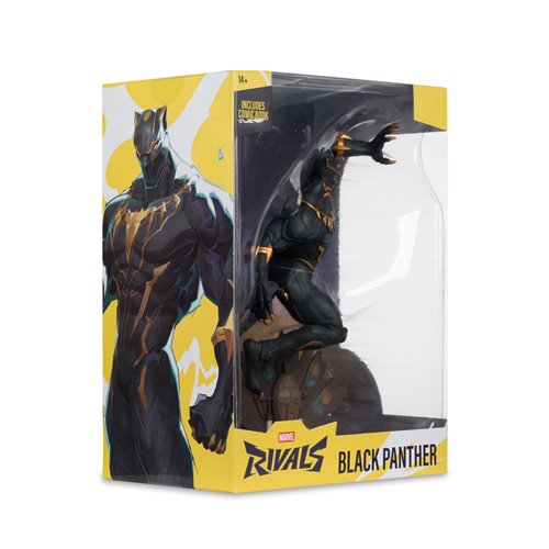 Marvel Rivals Wave 3 Black Panther 1:6 Scale Posed Figure with Scene and Comic