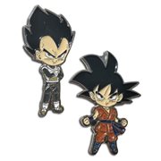 Dragon Ball Super Goku and Vegeta Enamel Pin Set
