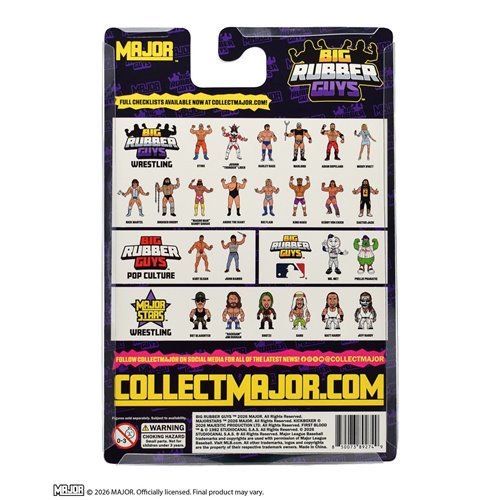 Major Big Rubber Guys Cactus Jack Posed Figure
