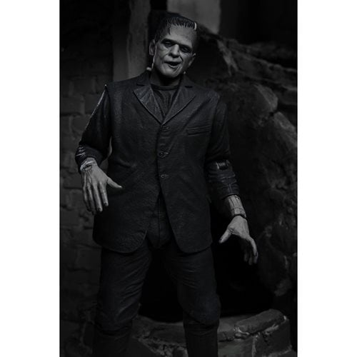 Universal Monsters Ultimate Frankenstein Black and White 7-Inch Scale Action Figure