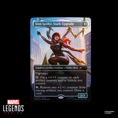 Spider-Man Marvel Legends Magic: The Gathering Mary Jane Watson (Iron Spider) 6-Inch Action Figure a