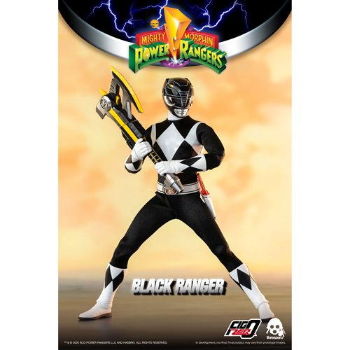 Mighty Morphin Power Rangers Black Ranger 1:6 Scale Action Figure