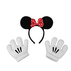 Disney Mouse Ears and Gloves Set - Entertainment Earth