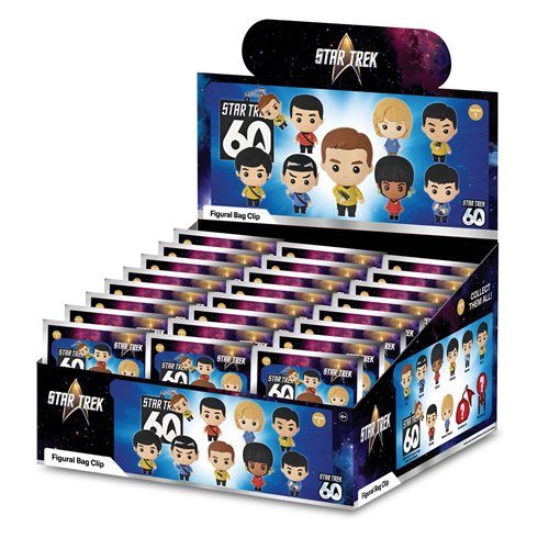Star Trek 3D Foam Bag Clip Random 6-Pack