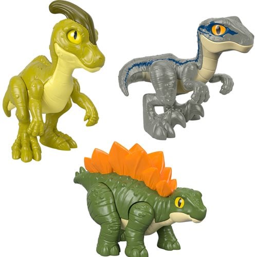 Jurassic World Camp Cretaceous Imaginext Baby Dinosaur Action Figure 3-Pack