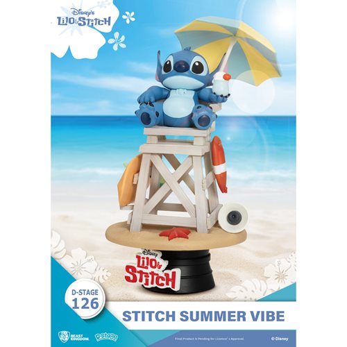Lilo and Stitch Summer Vibes DS-126 D-Stage Statue
