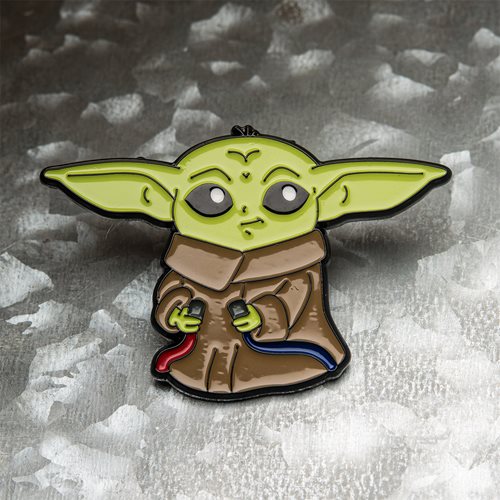 Star Wars The Mandalorian Grogu with Wires Pin