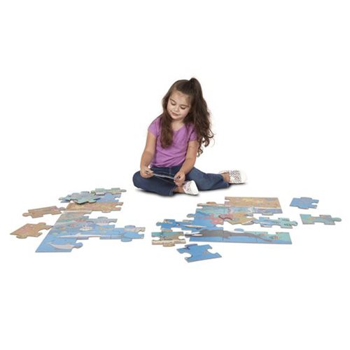 Melissa & Doug Natural Play  Under the Sea 35-Piece Giant Floor Puzzle