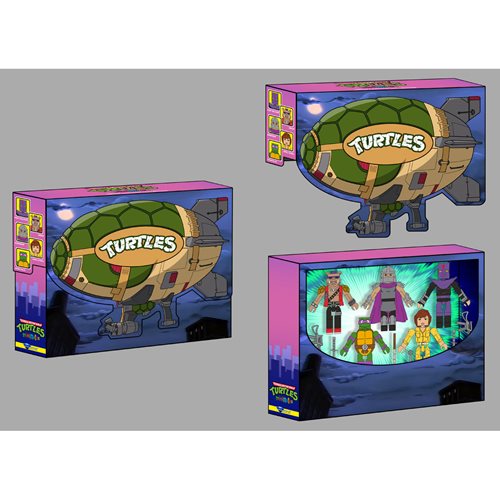 Teenage Mutant Ninja Turtles Minimates Turtle Blimp Deluxe Box Set
