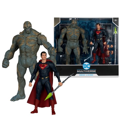 DC Multiverse Doomsday Megafig and Superman Batman v Superman: Dawn of Justice 7-Inch Scale Action F
