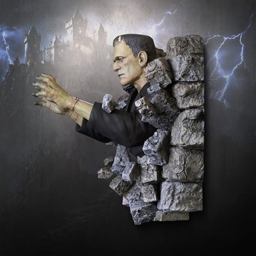 Frankenstein 1:1 Scale Life-Size Wall Sculpture Mount