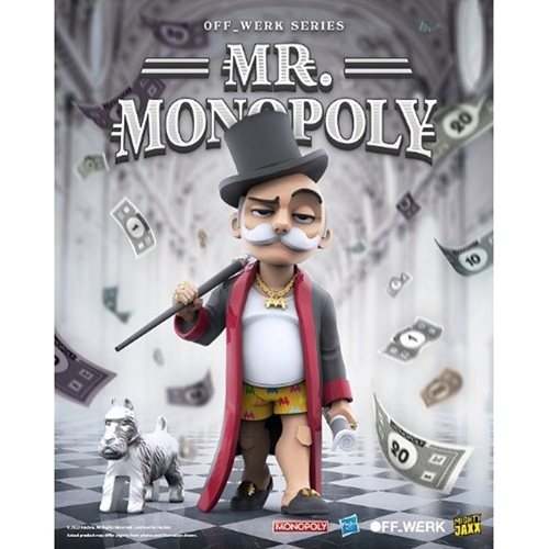 Monopoly Mr. Monopoly Off Werk Series Limited Edition Vinyl Figure