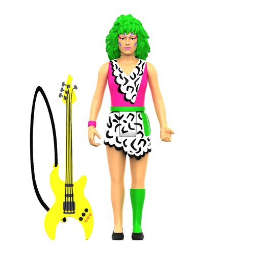 Jem and The Holograms Pizzaz (Neon Retro Box) 3 3/4-Inch ReAction Figure - SDCC Exclusive