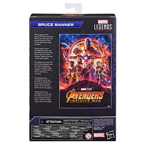 Avengers: Infinity War Marvel Legends Bruce Banner 6-Inch Action Figure