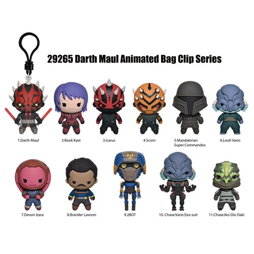 Star Wars: Maul - Shadow Lord 3D Foam Bag Clip Display Case of 24