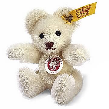 steiff bear white