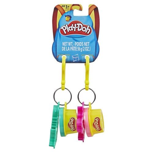 Play-Doh Clip-On Mermaid and Unicorn Cutter Keychains, Not Mint