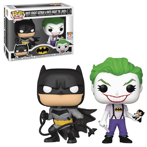 Batman White Knight Batman and Joker Pop! Vinyl Figure 2-Pack - Previews Exclusive