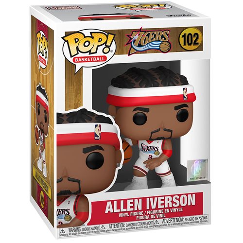 NBA: Legends Allen Iverson (Sixers Home) Pop! Vinyl Figure