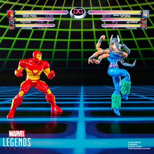 Marvel Legends Series Iron Man vs Spiral 6-Inch Action Figures