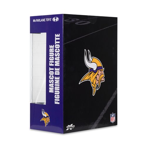 NFL SportsPicks Minnesota Vikings Viktor the Viking Mascot 8-Inch Posed Figure