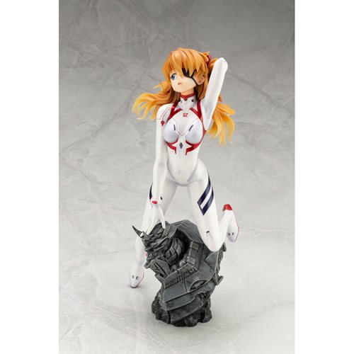 Evangelion: 3.0+1.0 Thrice Upon a Time Asuka Langley Shikinami White Pluguit Ver. 1:6 Scale Statue