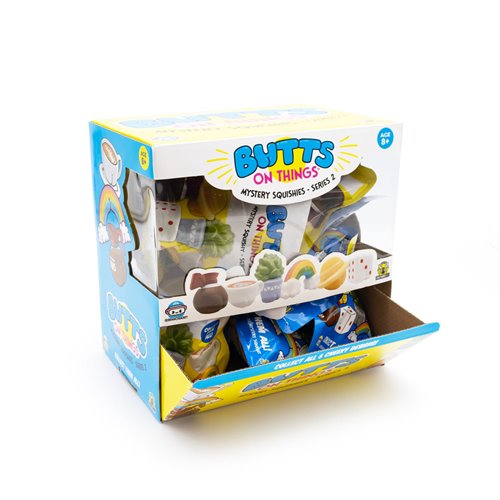 Butts on Things Mystery Squishy Series 2 Blind Box Squishy Case of 12