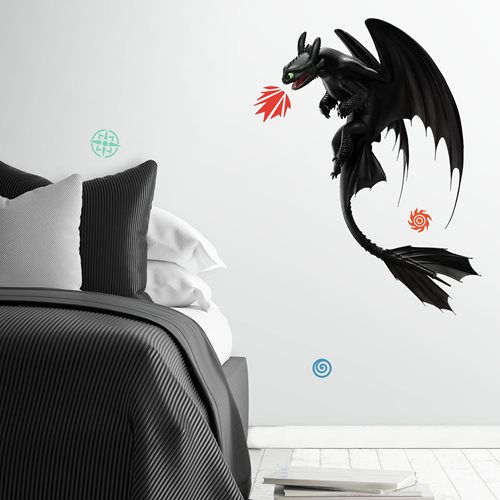 How to Train Your Dragon: The Hidden World Toothless Peel and Stick Giant Wall Decals