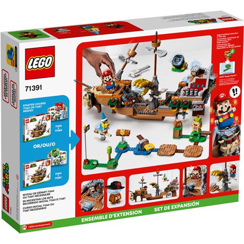 LEGO 71391 Super Mario Bowser's Airship Expansion Set