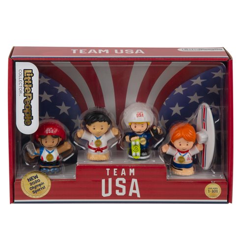 Team USA New Sports by Little People Collector  Set